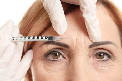 Rid from wrinkles: BOTOX